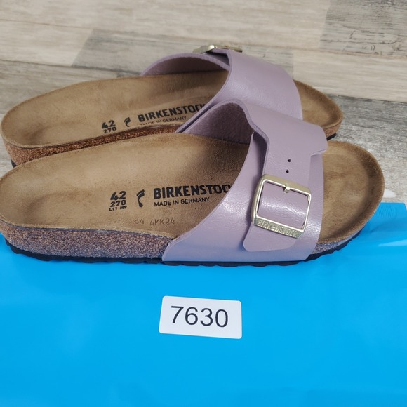 Birkenstock Catalina Womens Sandals Sz 11 Narrow Faded Purple Birko Flor - Picture 12 of 12